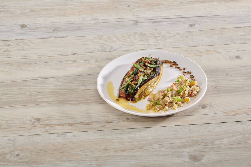 Aubergine En Millefeuilles